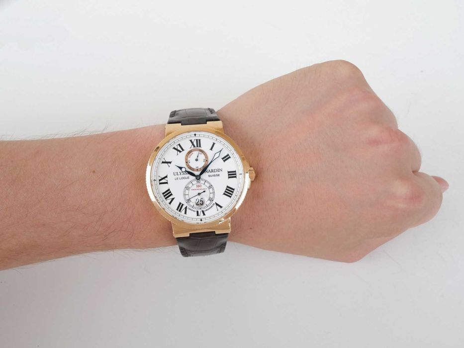 Ulysse Nardin Marine Chronometer 18K Rose Gold Limited Edition 160