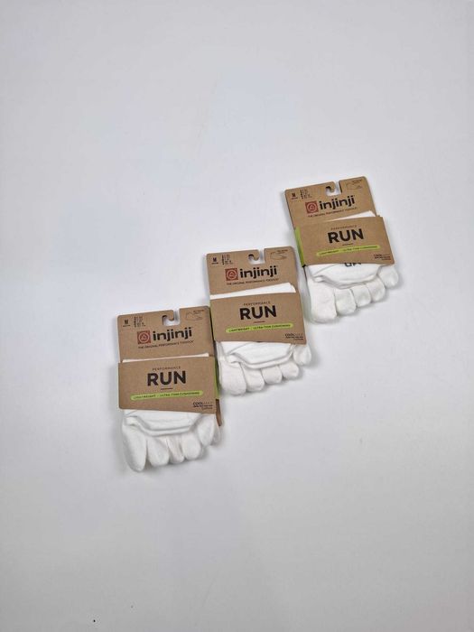 3xpak Injinji Run Mini Crew Xtralife Skarpetki Biały roz. M