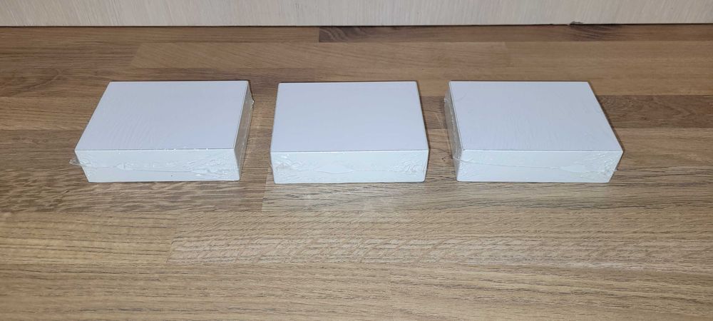 6 szt półka mini samowisząca biała