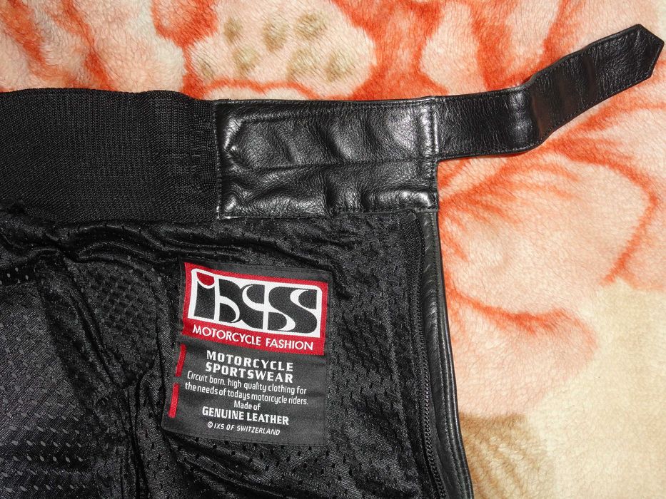 Эксклюзивные кожаные мотоштаны «IXS» (Leather натуральная кожа)