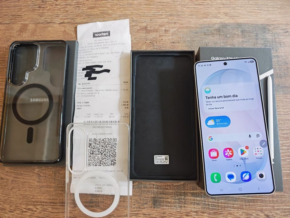 Samsung S26 Ultra 5G 6.9" 12GB/512GB Dual Sim Branco Seminovo C/Garantia Aceito Retomas