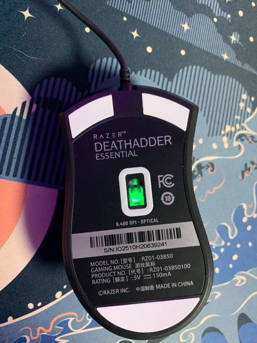 Миша дротова ігрова Razer Deathadder Essential 2021 Black. Нова
