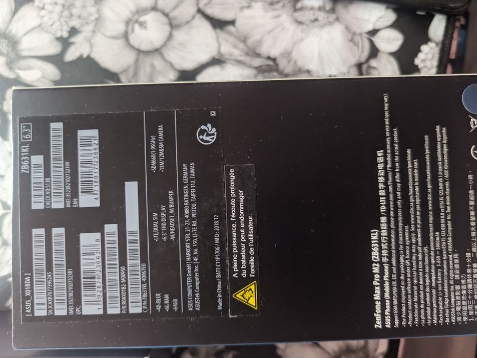 ASUS ZenFone max pro M2