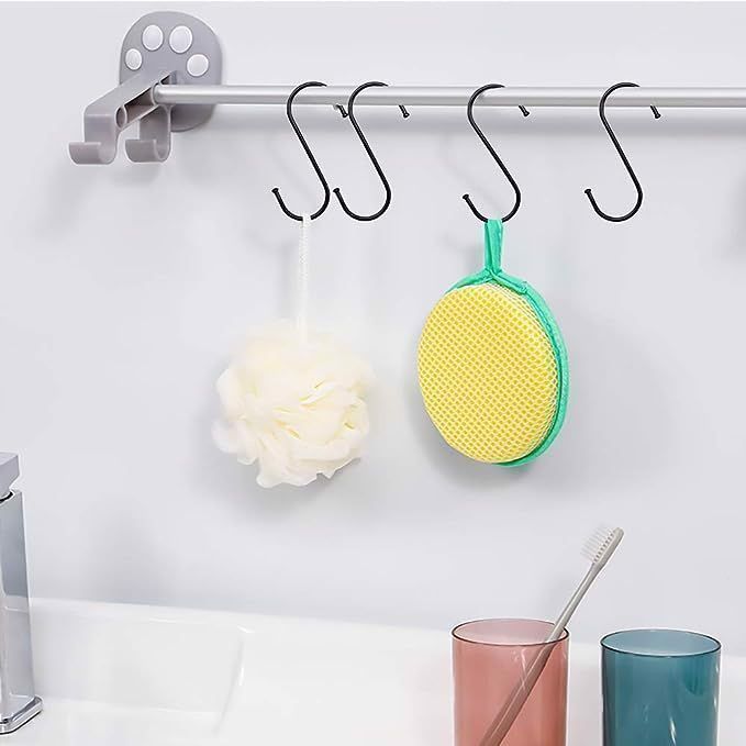 Haczyki kuchenne relingi 20 sztuk w kształcie S