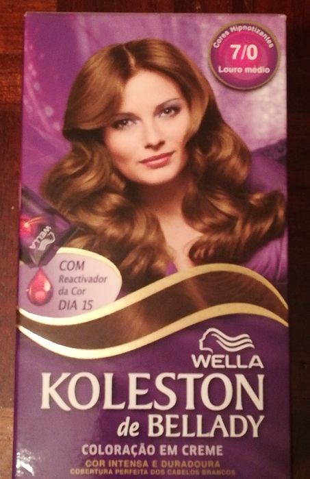 Tinta para cabelo Bellady Wella 7/0