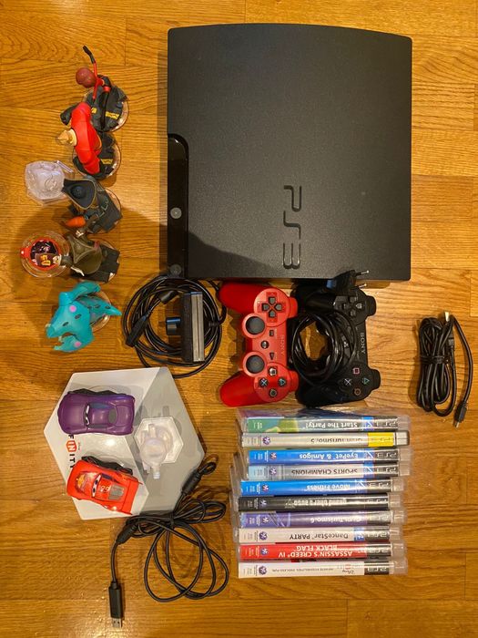 Playstation 3 e muito acessórios