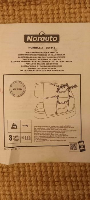 Suporte Bicicletas (Norauto Norbike 3 bicicletas]