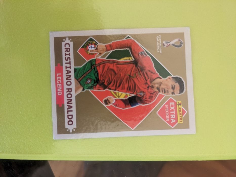 Figurinha Cristiano Ronaldo Gold