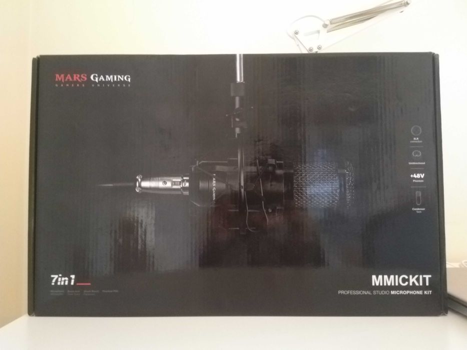 MMICKIT 7-In-1 Microphone - Mars Gaming (Condição Excelente)