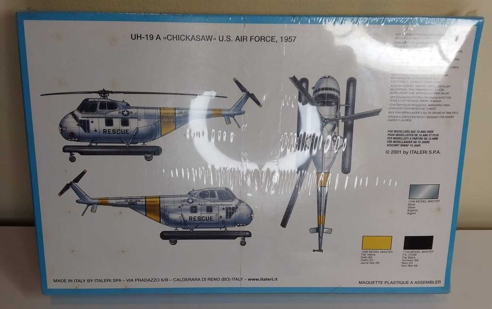 UH-19 A Rescue Chickasaw - Italeri 1/72 ref 1215 24€