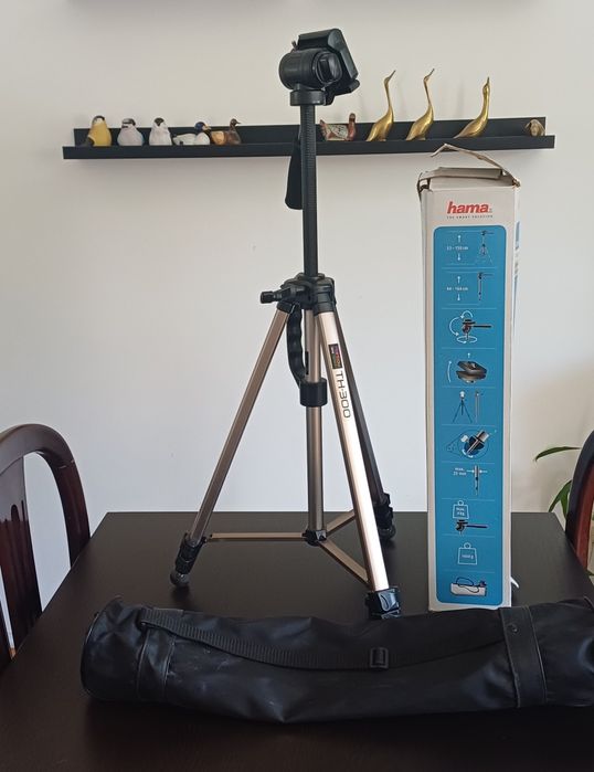 Tripé em excelente estado com Bolsa de Transporte