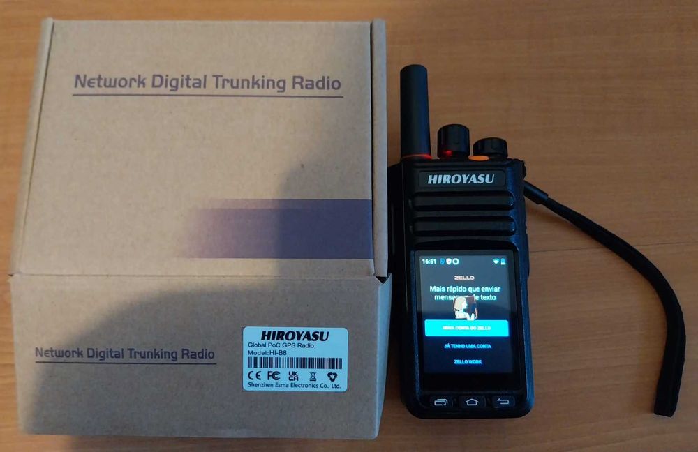 HIROYASU HI-B8 PoC Rádio wifi 4G LTE