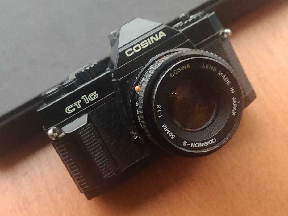 Conjunto máquina fotográfica cosina