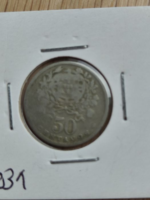 Lote 3 moedas 50 centavos 1929,1930 e 1931