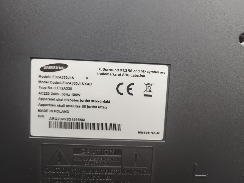 TV Samsung 32" model LE32A