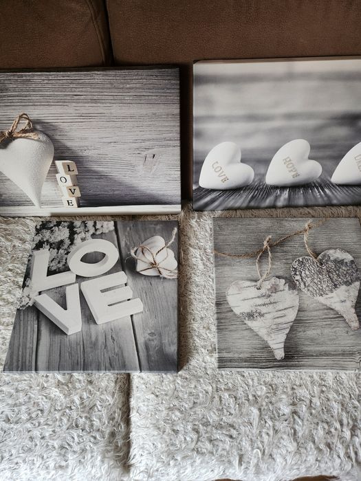 Ozdoby na ścianę w szarościach