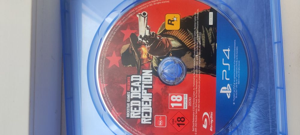 Red Dead Redemption диск PS4 PS5