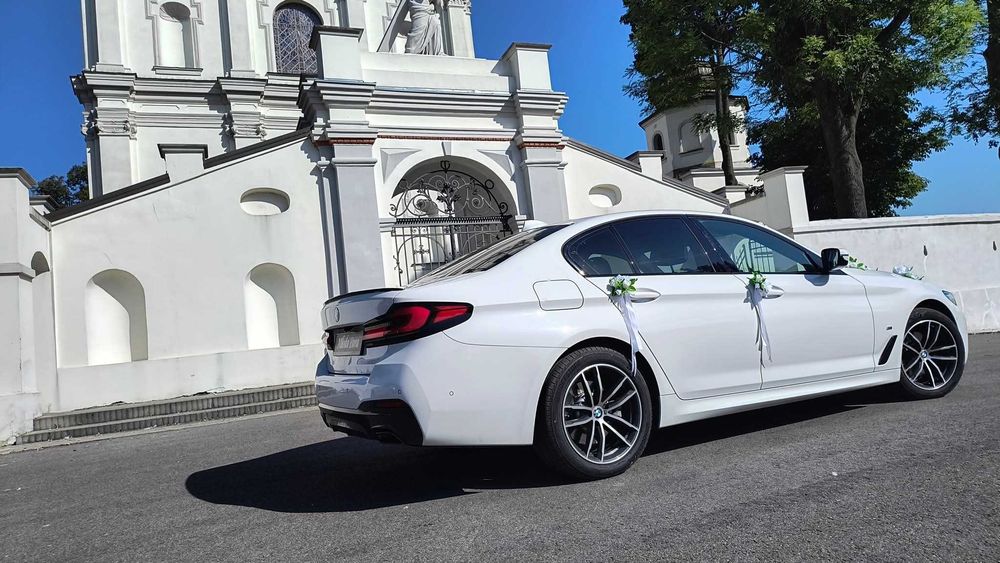 BMW 5 G30 auto do ślubu/imprez okolicznościowych