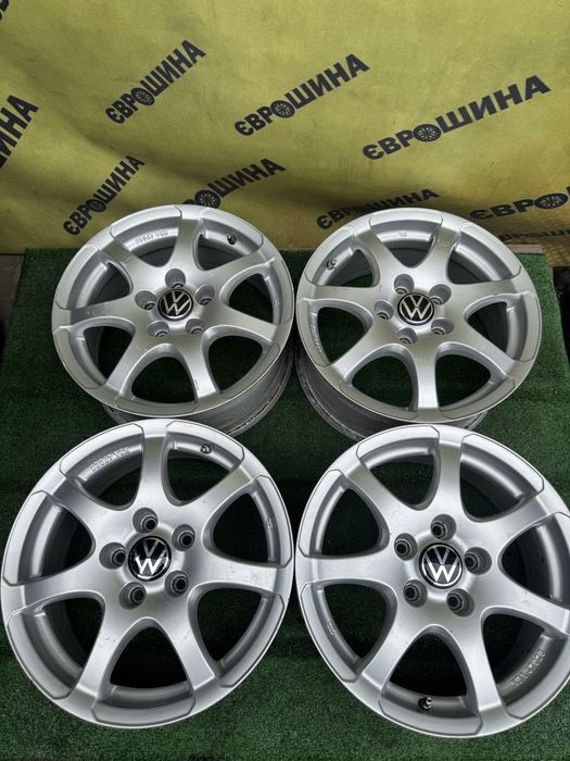 Диски титани 5:112r16 Volkswagen,Audi,Skoda оригінал комплект б/у