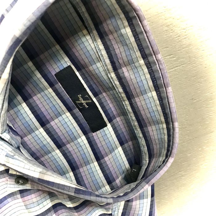 Сорочка Z Zegna в клітинку