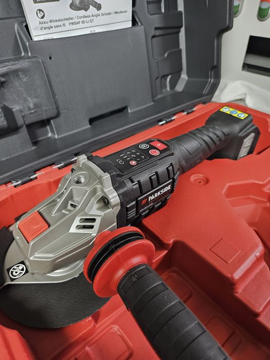 Parkside Performance Szlifierka kątowa uszkodzona