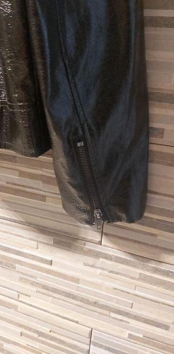 Kurtka ramooneska elegancka  czarna elegancka  wiosenna