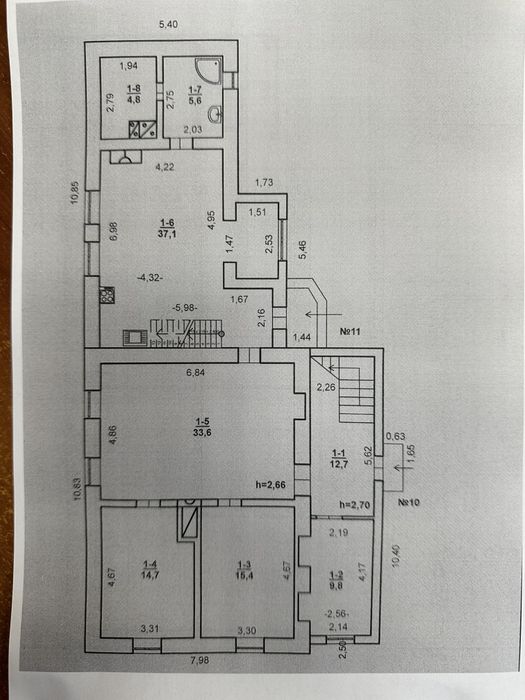 Продам 2-х этажный каменный дом  в Варваровке на участке 7. 12 соток