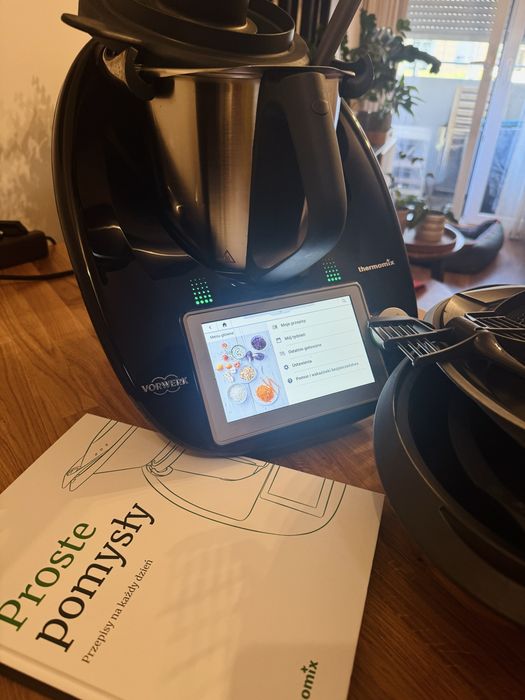 Thermomix TM6 czarny + komplet akcesoriów – bardzo dobry stan