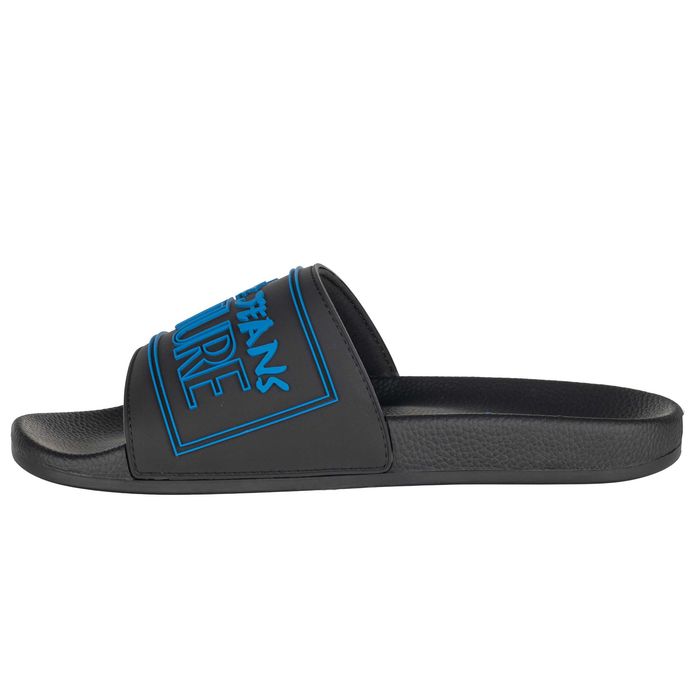 Versace Jeans Couture markowe włoskie klapki BLACK /BLU