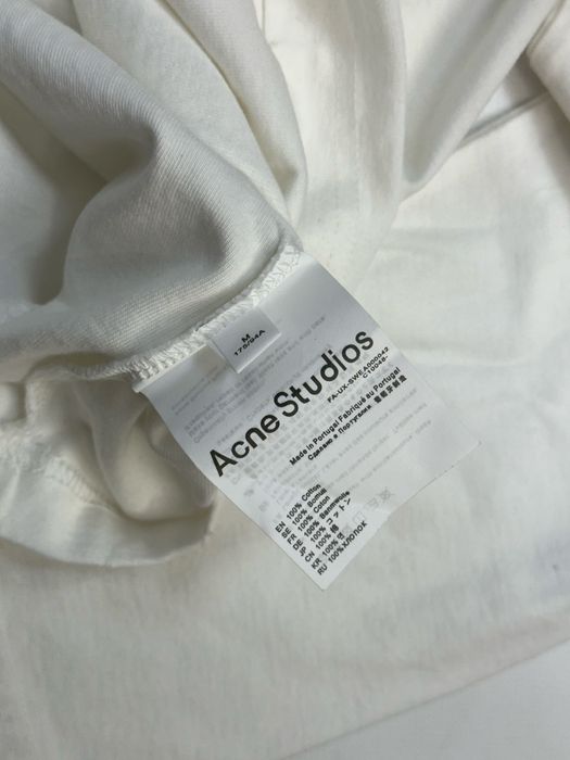 Acne Studios STOCKHOLM 1996 лонгслів лонгслив футболка кофта белая S M