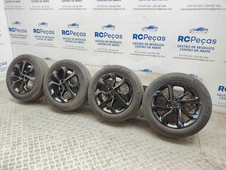 Conjunto de jantes 16 originais Opel Corsa E de 2014 a 2019 6,5J 4x100 ET40