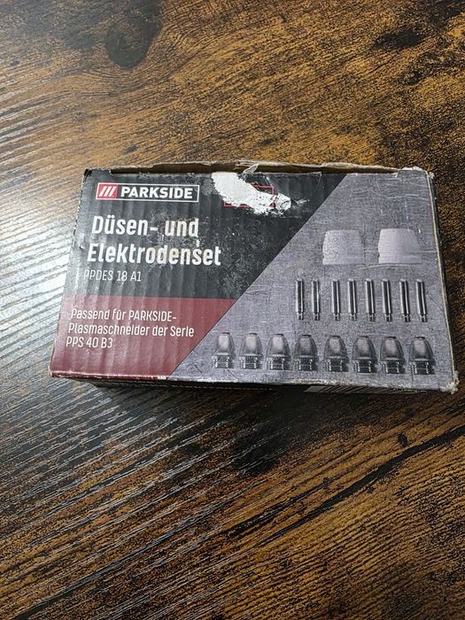 Zestaw dysz i elektrod Parkside PPDES 18 A1 do plazmy PPS 40 B3