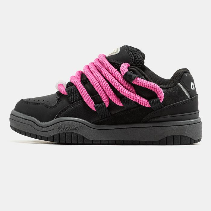 Кеди Cat & Sofa Dreadlocks Black Pink