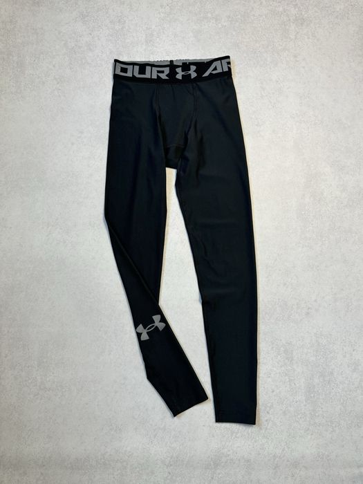 Мужские спортивные лосины Under Armour черные оригинал. Чоловічі спортивні лосіни Under Armour чорного кольору оригінал