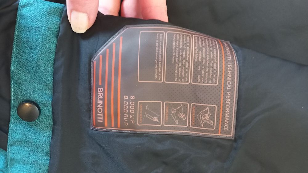 Лыжный костюм М ,38р, Brunotti Beach,8000мм на 165см