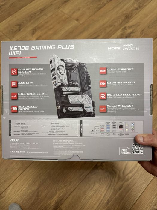 Материнська плата MSI X670E GAMING PLUS WIFI (sAM5, AMD X670)