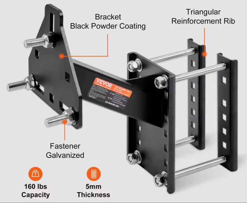 Uchwyt mocowanie koła zapasowego