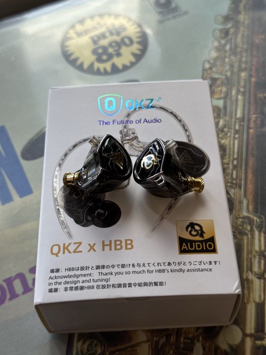 Внутрішньоканальні iem навушники QKZ x HBB 1DD