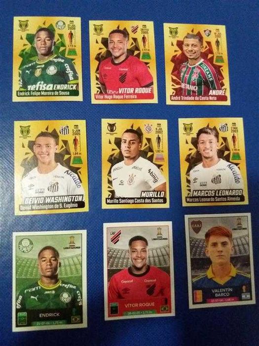 Cromos / Cartas Brasileirão / Rookies