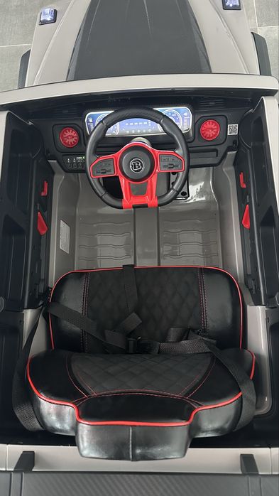 Дитячий електромобіль Mercedes Benz G63 Brabus— потужний джип 12V з повним приводом та розширеним функціоналом. Швидкість до 11 км.год