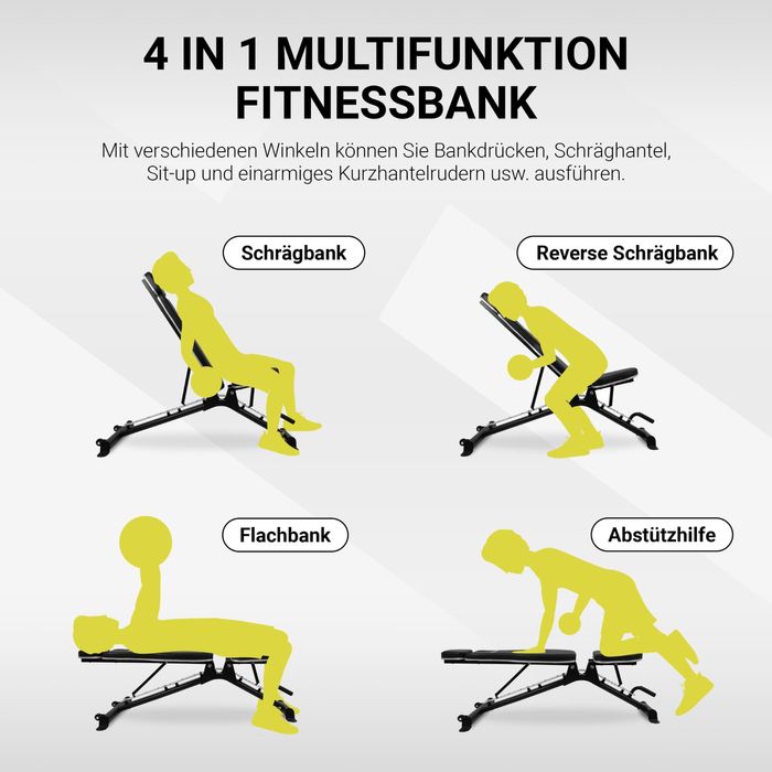 Ławka treningowa MSPORTS regulowana – trening siłowy