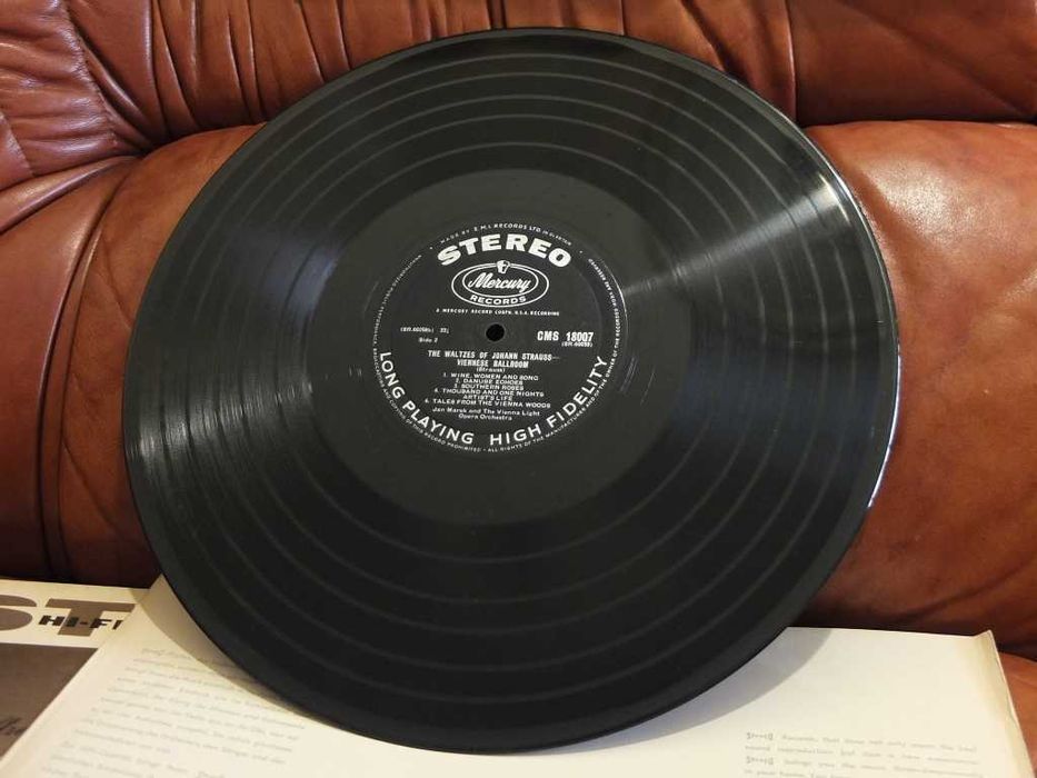 Vinil LP de Johann Strauss "Viennese Ballroom - The Waltzes Of"