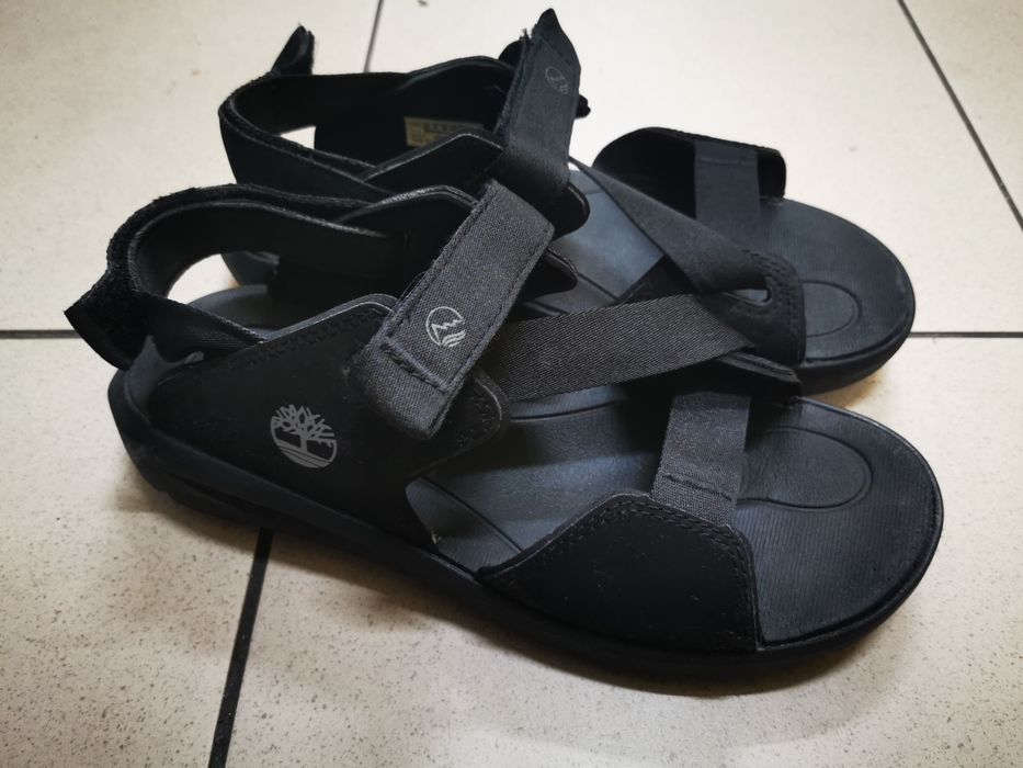 Sandały czarne na rzepy Timberland Motion Dune Backstrap r.38
