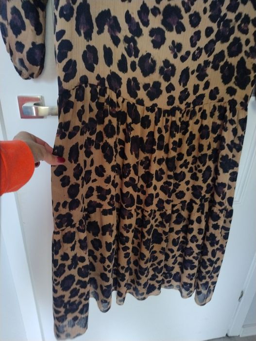 sukienka XXL panterka
