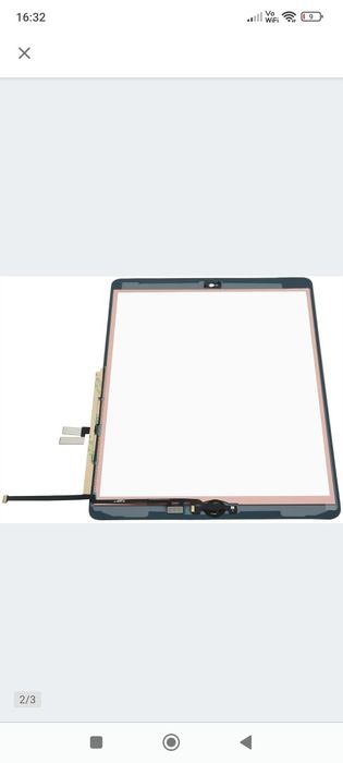 Dotyk digitizer iPad 9 + szkło hartowane