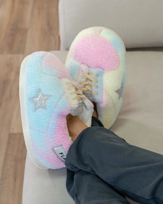 Pantufas Flamingueo Candy Multicolor