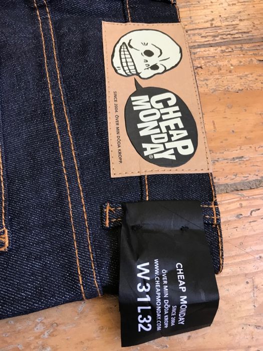 Cheap Monday Jeans Ganga Unissexo Tight Original Unwashed