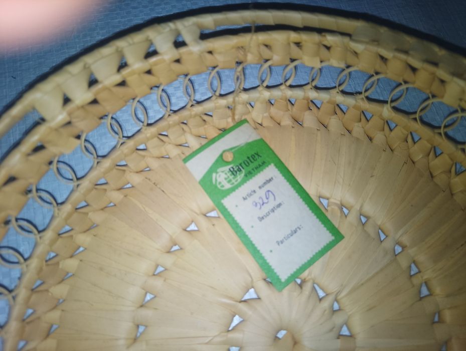 Декоративні плетені тарілки Barotex (В'єтнам) – Набір 2 шт.