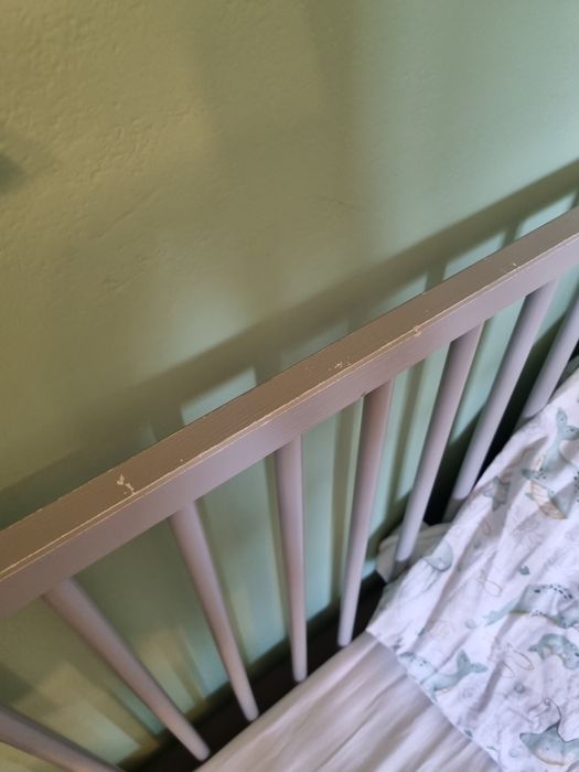 Sprzedam łóżeczko dziecięce szare model Oliver