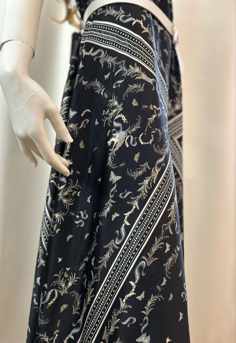 AllSaints Larisa Ass jedwabna sukienka boho